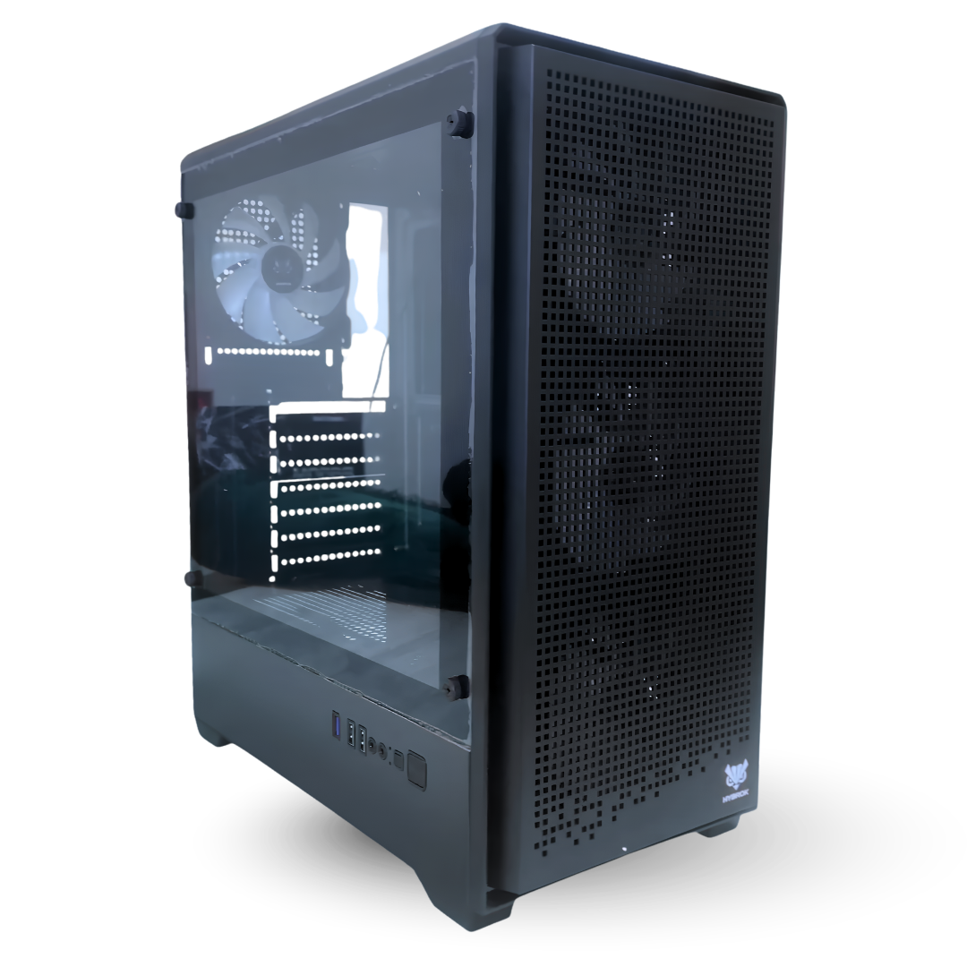 BOITIER HYBROK GHOST MIDTOWER ARGB 4XFAN INCLUS
