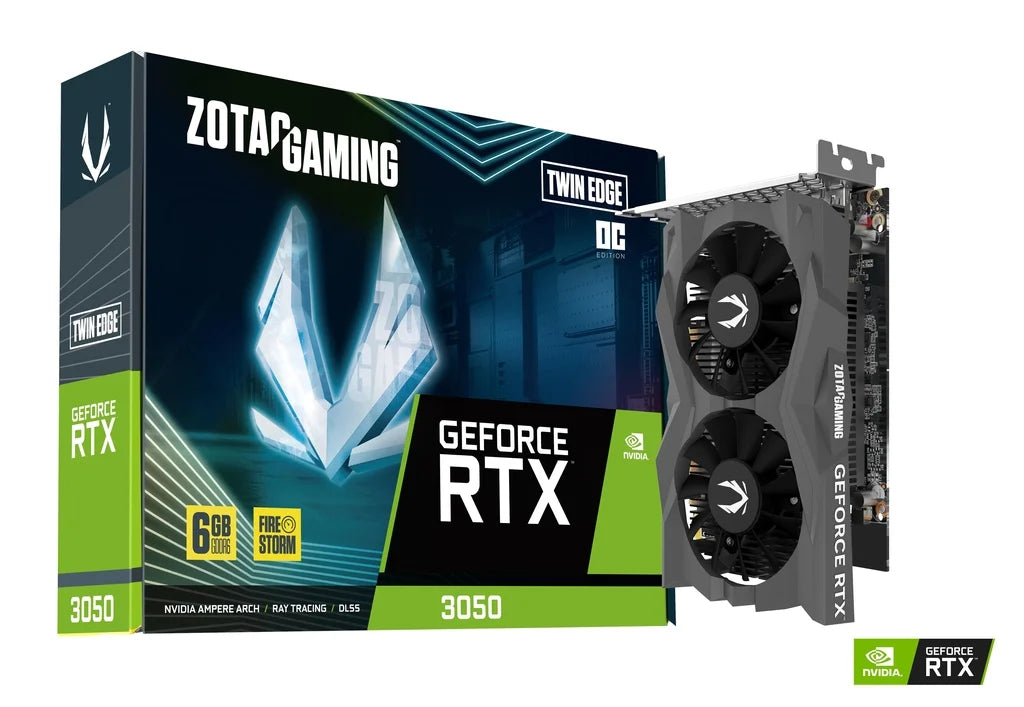 CARTE GRAPHIQUE ZOTAC RTX3050 TWIN EDGE 6GB GDDR6