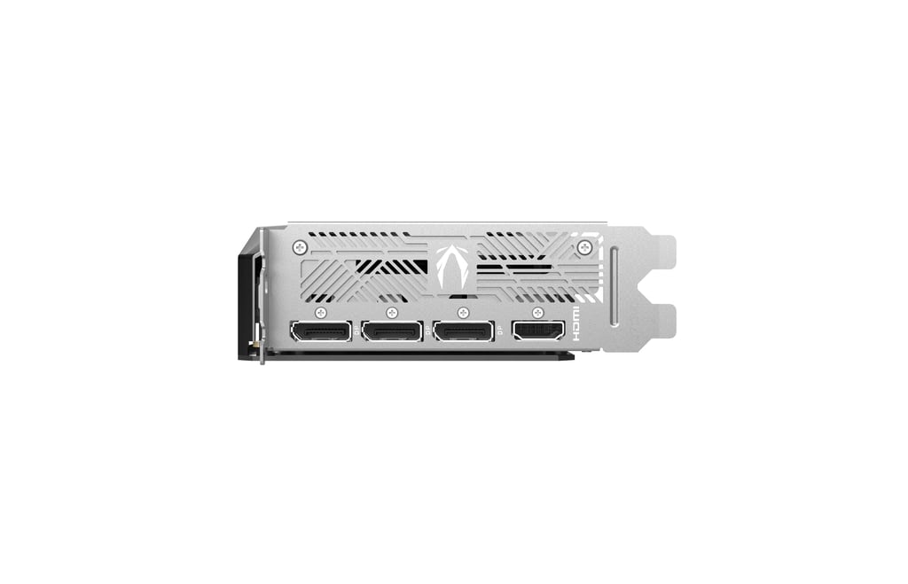 Connectiques de la ZOTAC RTX 5070 Solid OC 12GB comprenant HDMI et DisplayPort, pour une compatibilité maximale avec les écrans gaming en Algérie